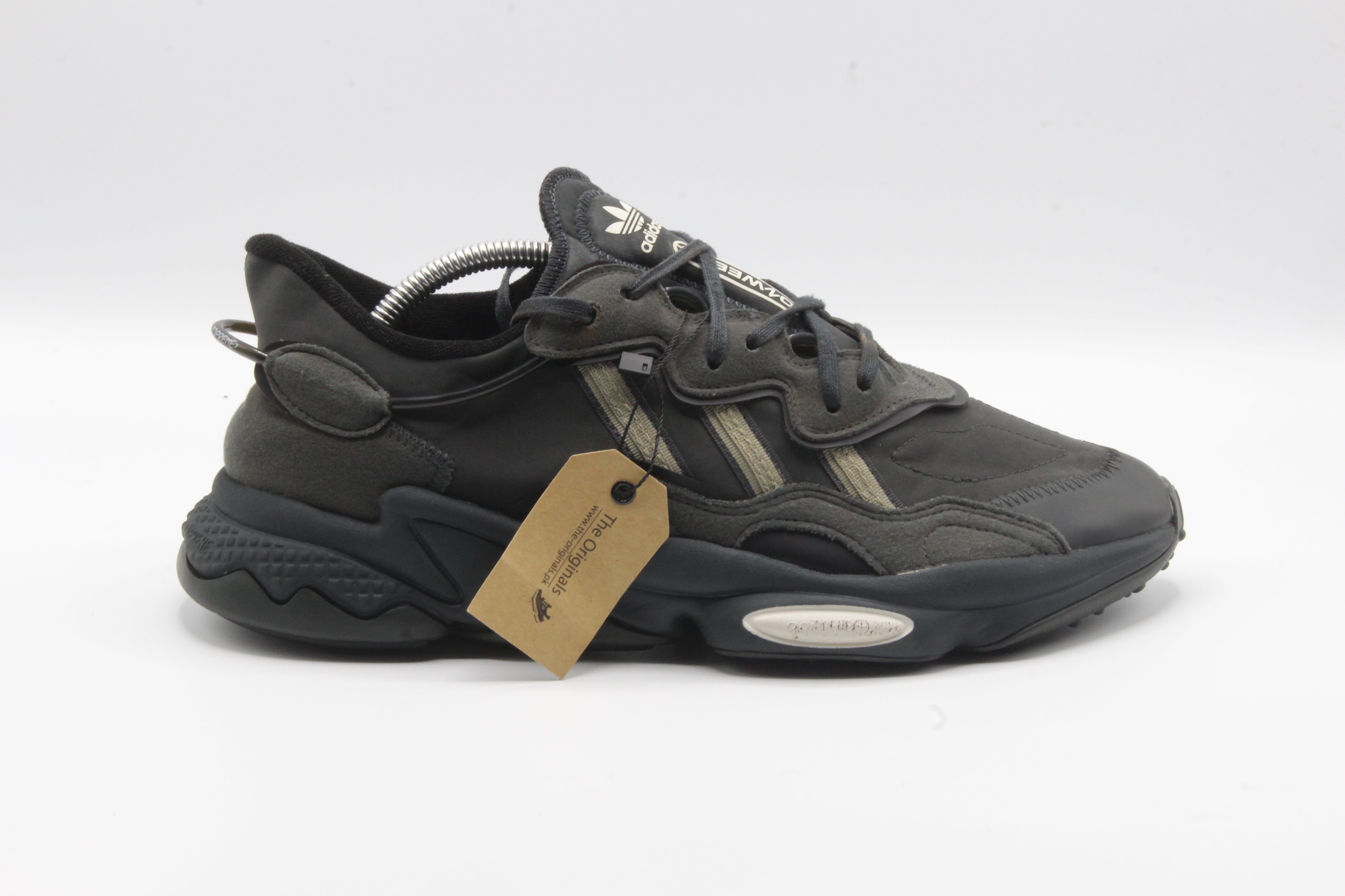 Adidas Ozweego Shoes Carbon, Green & Off White EUR SIZE 42
