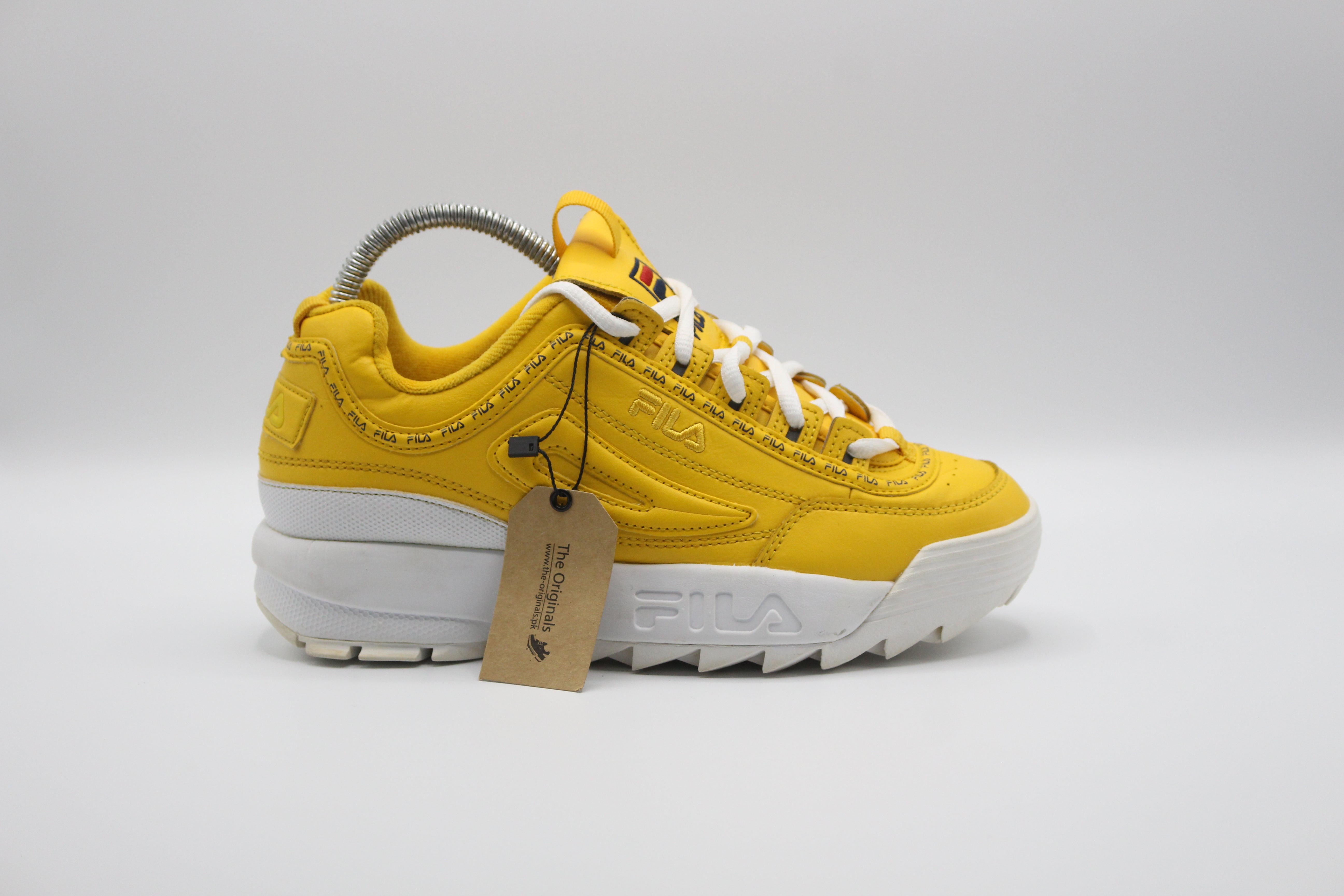 Fila Disruptor Ii Premium Repeat Girls Shoes  38 EUR SIZE