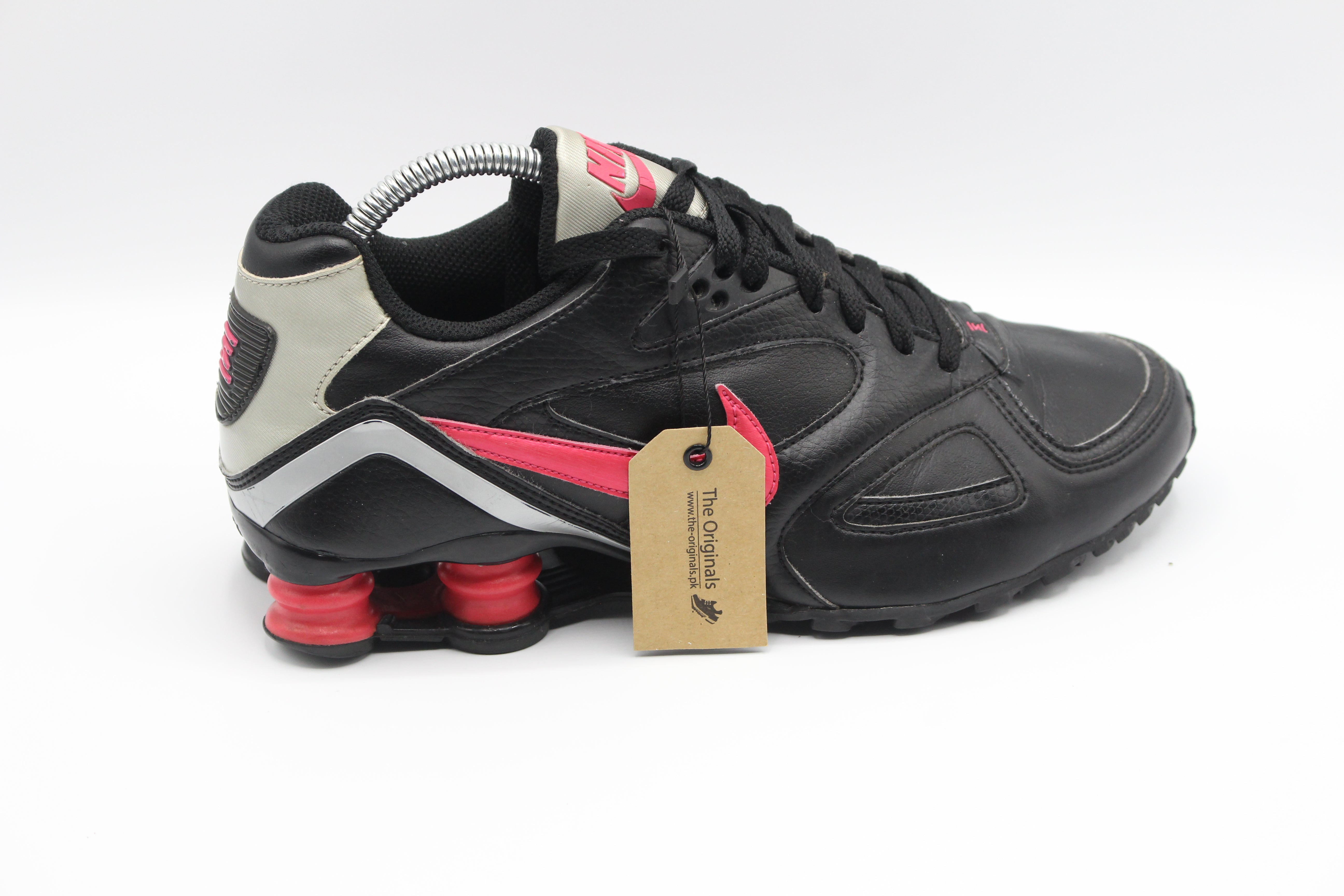 NIKE Shox Heritage Black Pink Running Shoes        EUR SIZE 40