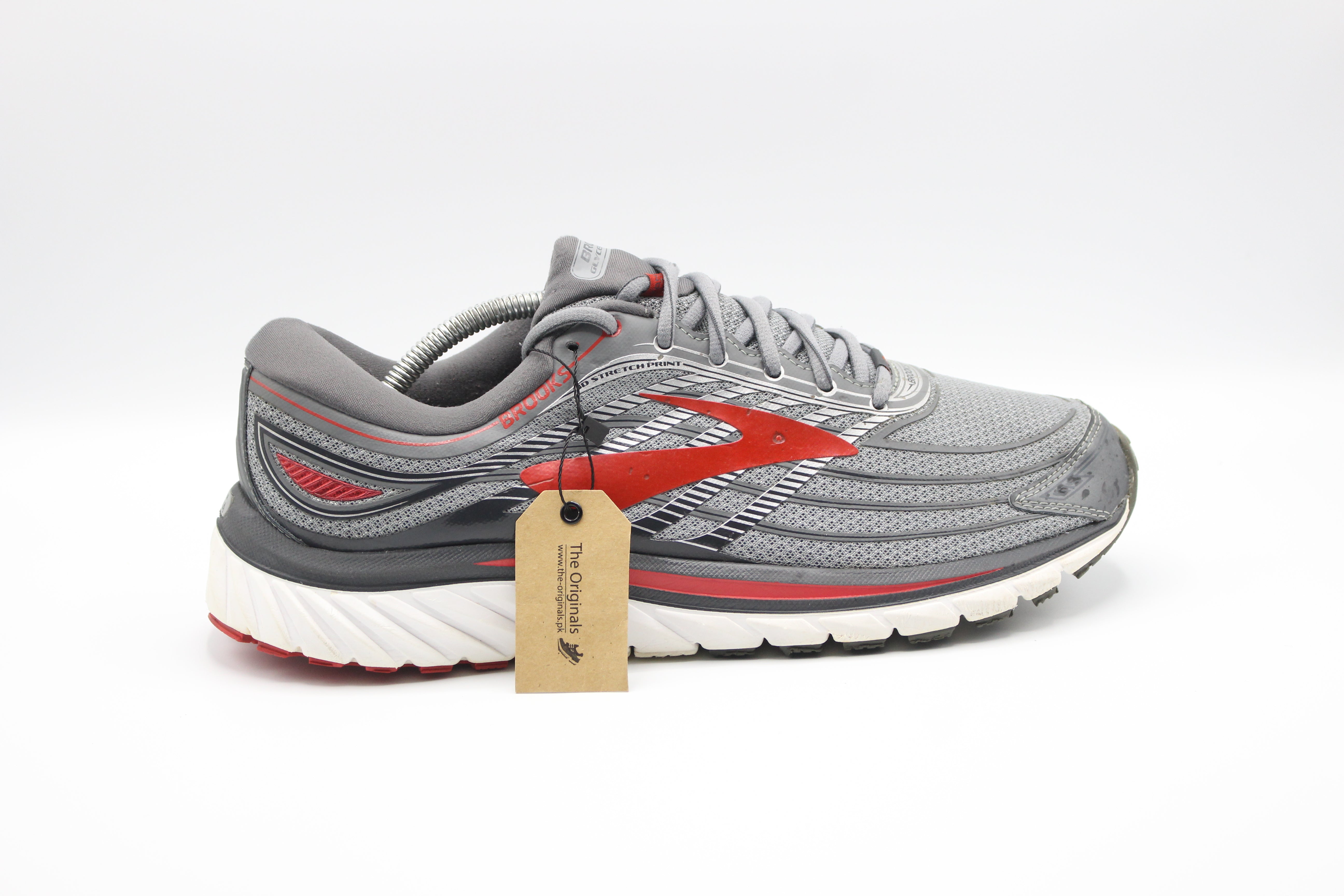BROOKS GLYCERIN 15 MEN Silver Red EUR SIZE 40