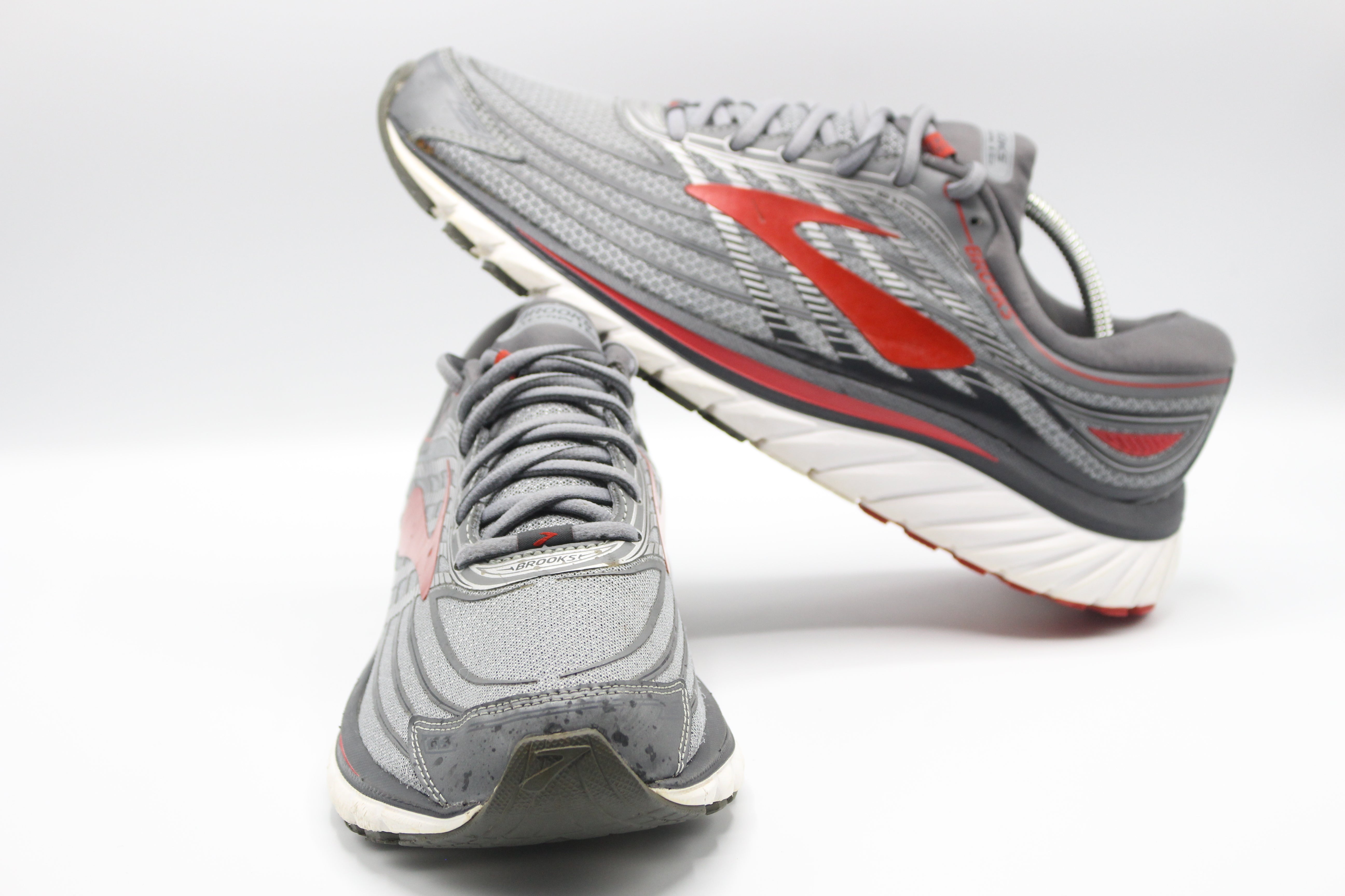 BROOKS GLYCERIN 15 MEN Silver Red EUR SIZE 40