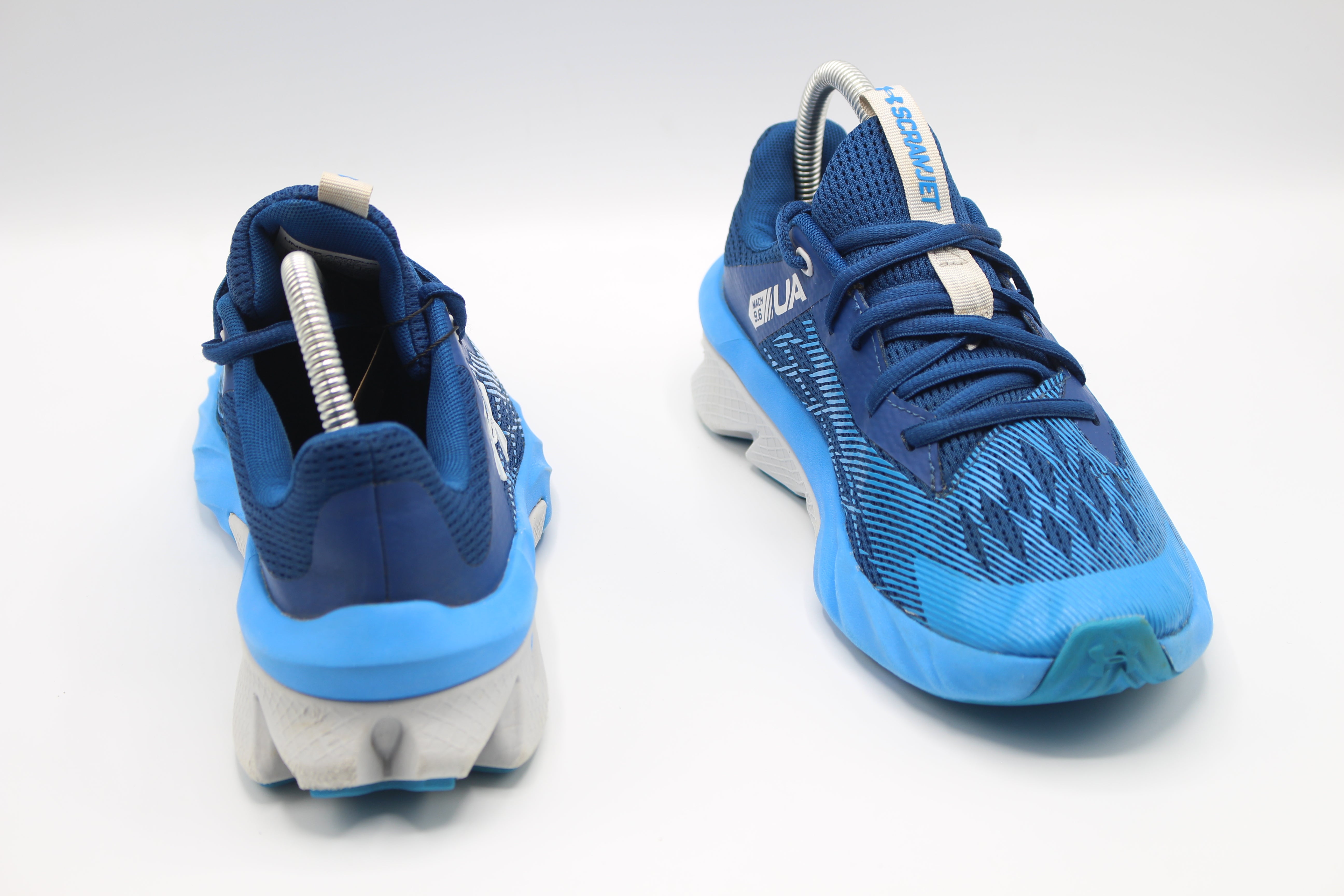 under armour charged scramjet 3 (gs) kids graphite blue electric halo gray   EUR SIZE 38