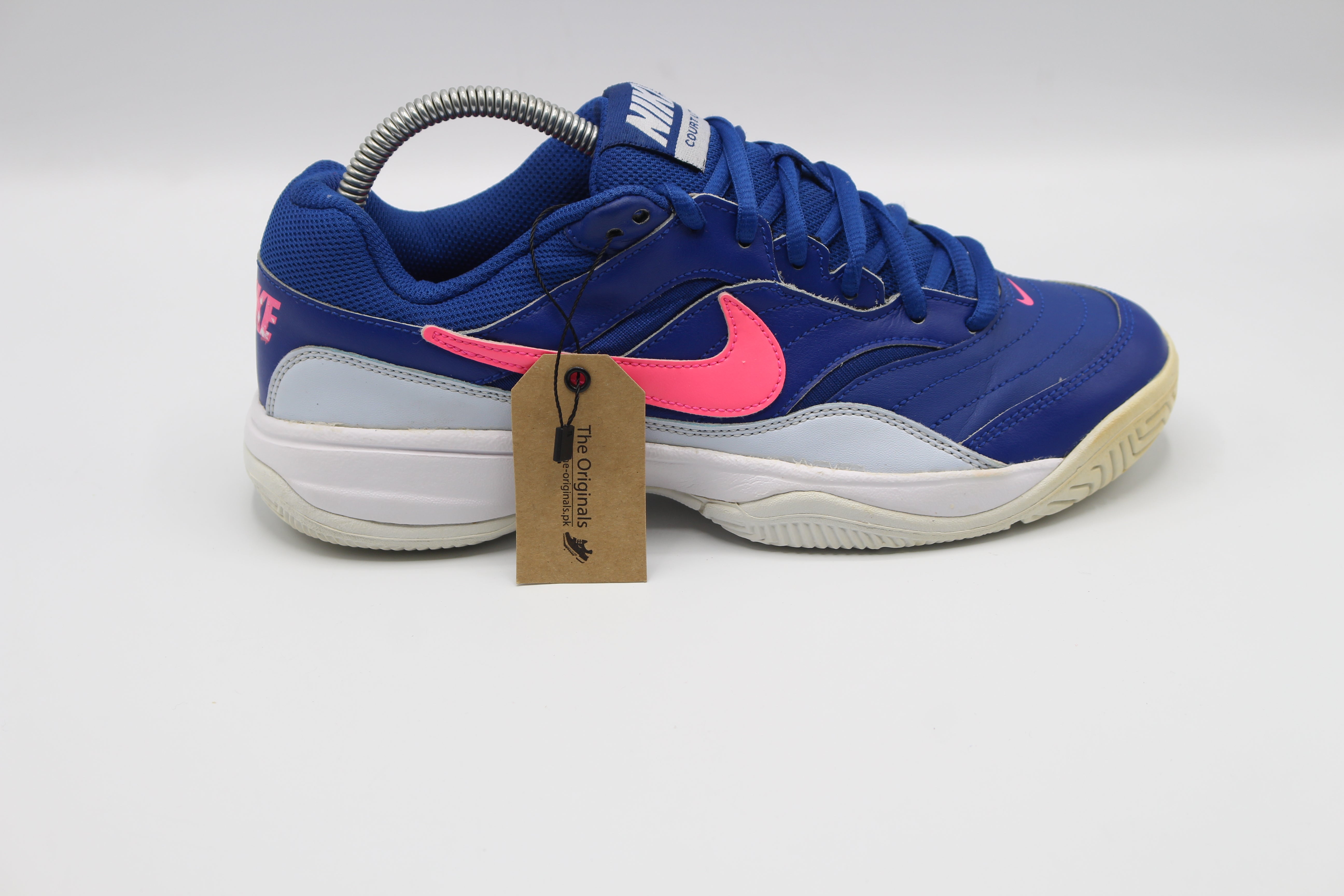 Nike Performance Court LITE Tennis Shoes blue/pink blast/white Women               EUR SIZE 38.5