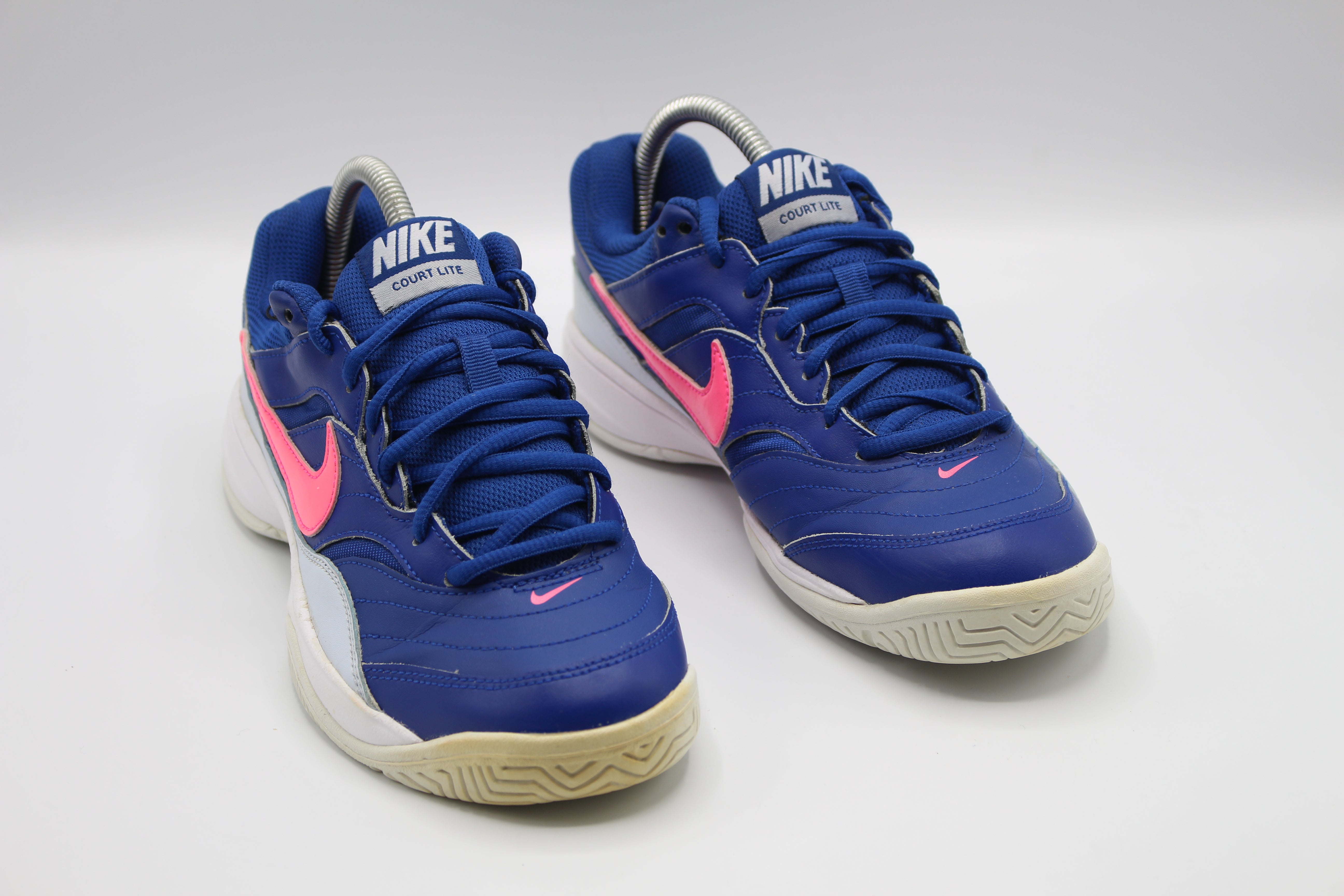 Nike Performance Court LITE Tennis Shoes blue/pink blast/white Women               EUR SIZE 38.5