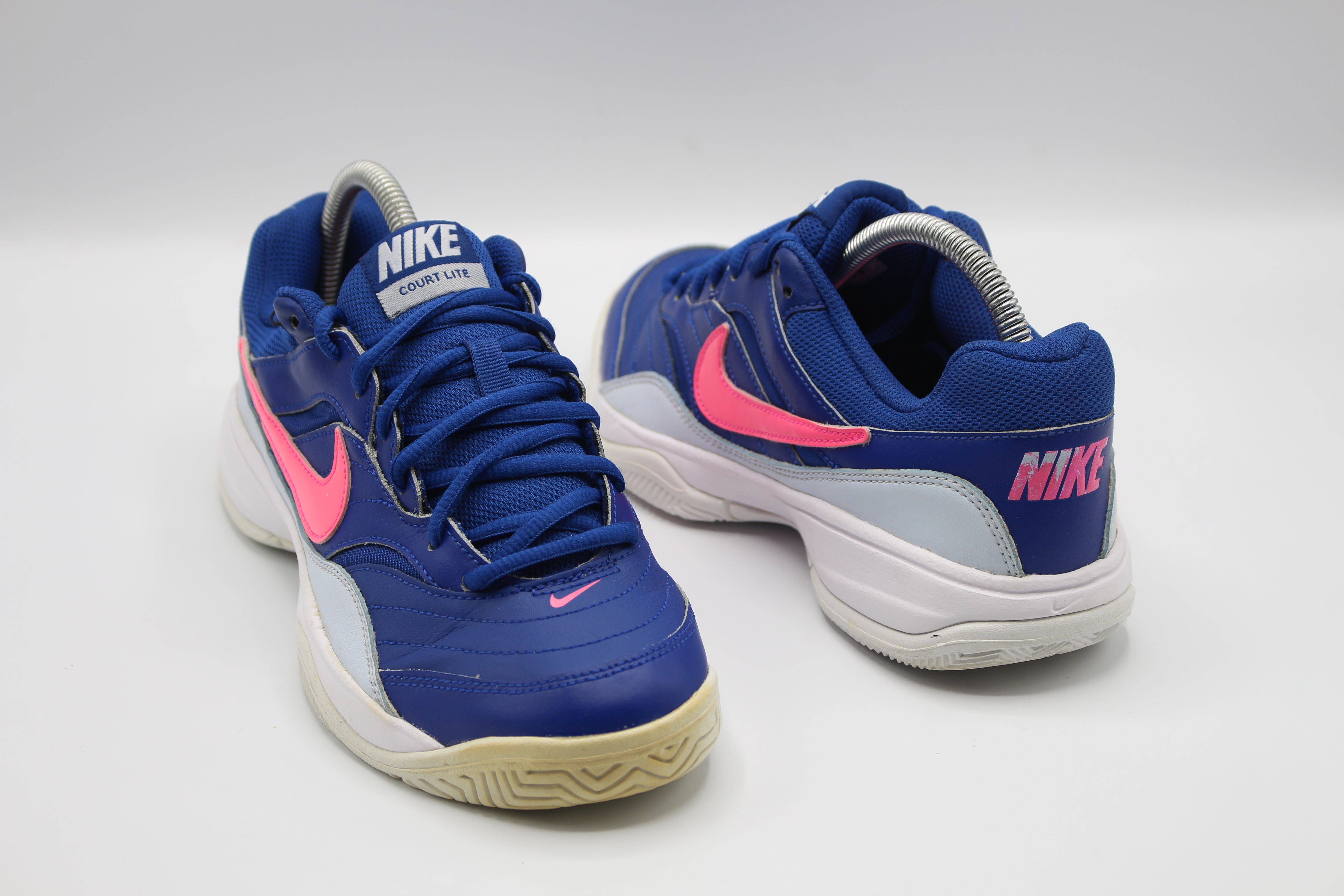 Nike Performance Court LITE Tennis Shoes blue/pink blast/white Women               EUR SIZE 38.5