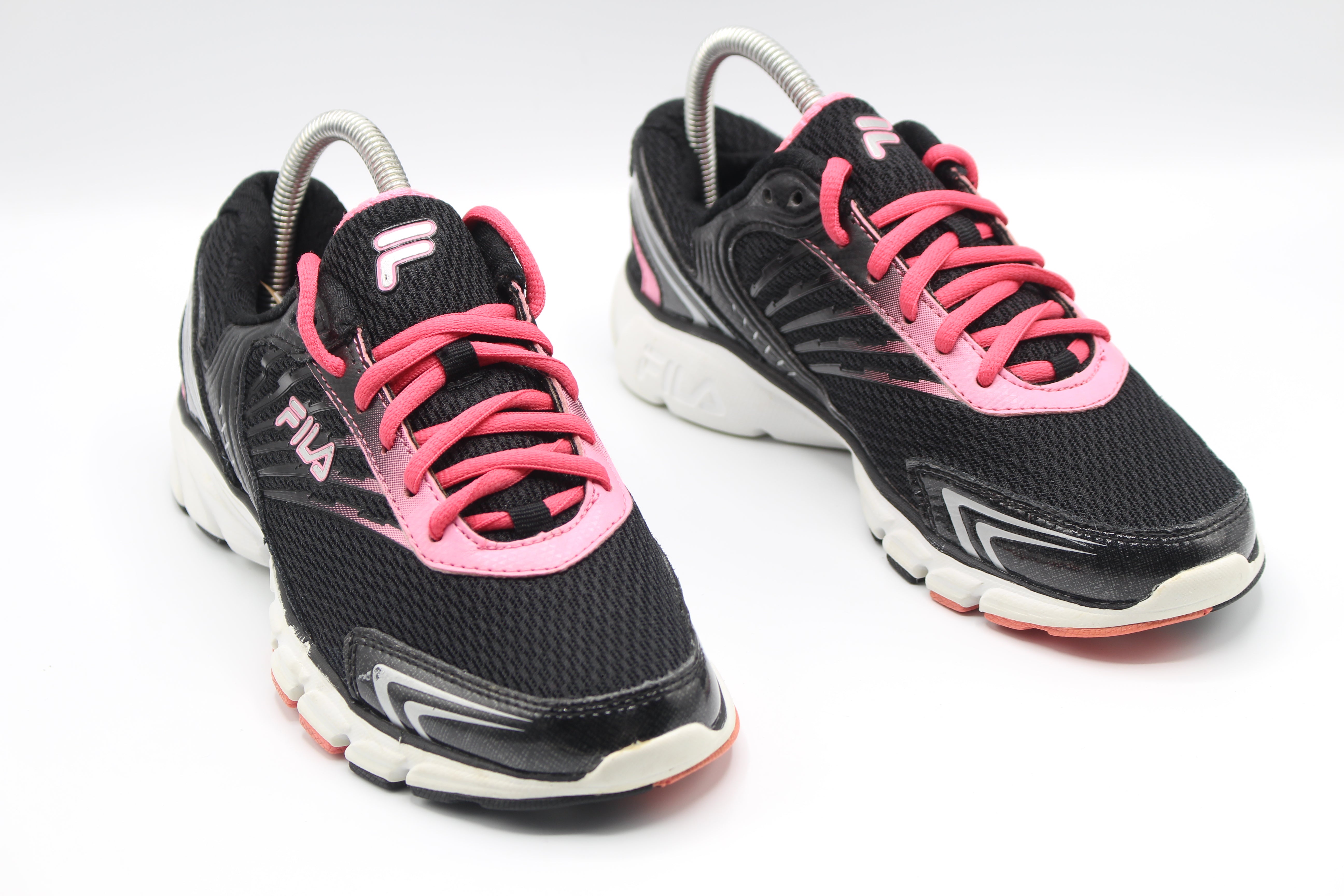 FILA SPORT LIGHTWEIGHT PINK & BLACK RUNNING TRAINING SHOES               EUR SIZE  41.5