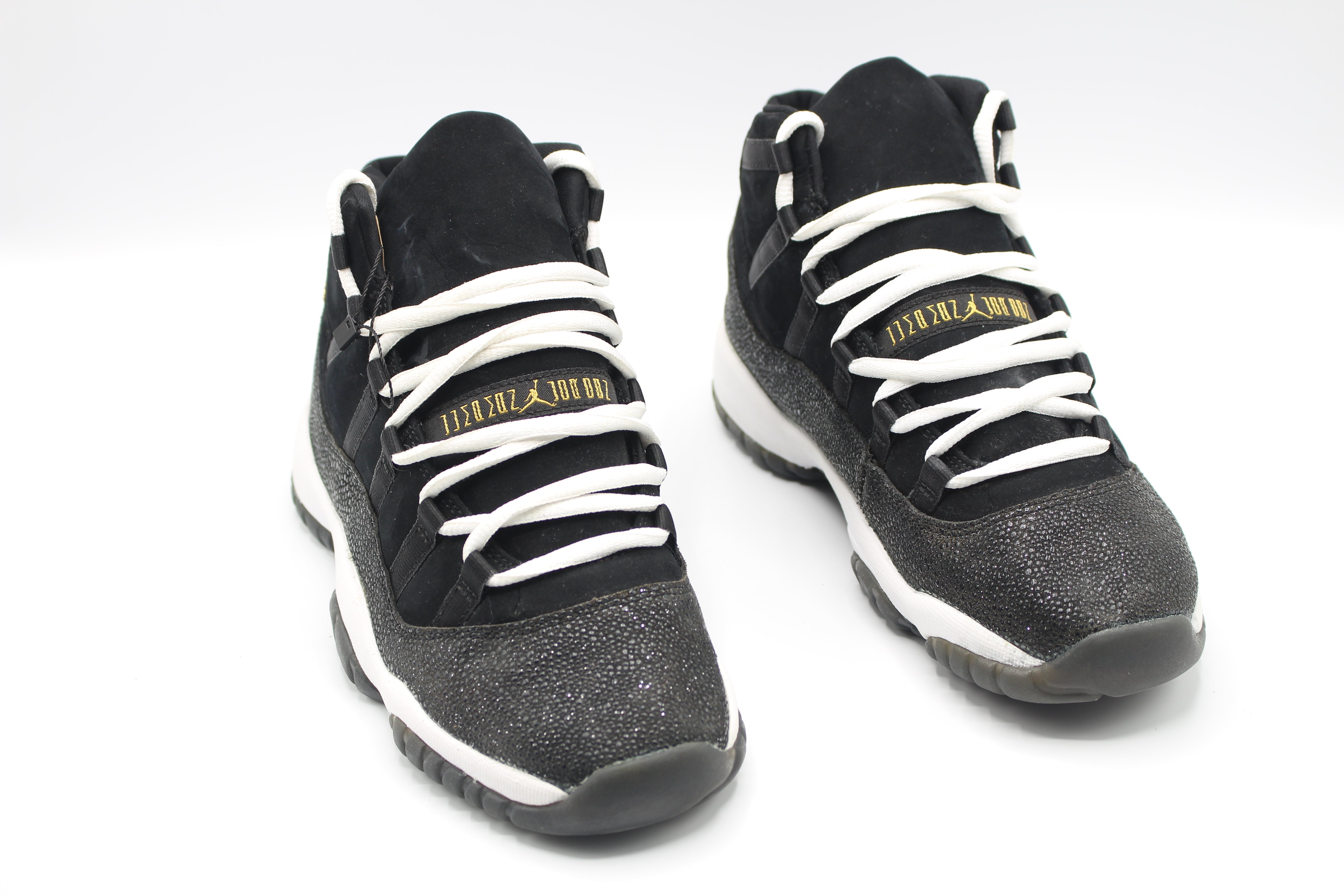 Jordan Air 11 Retro Premium GS Black Metallic Gold-White          EUR SIZE  38