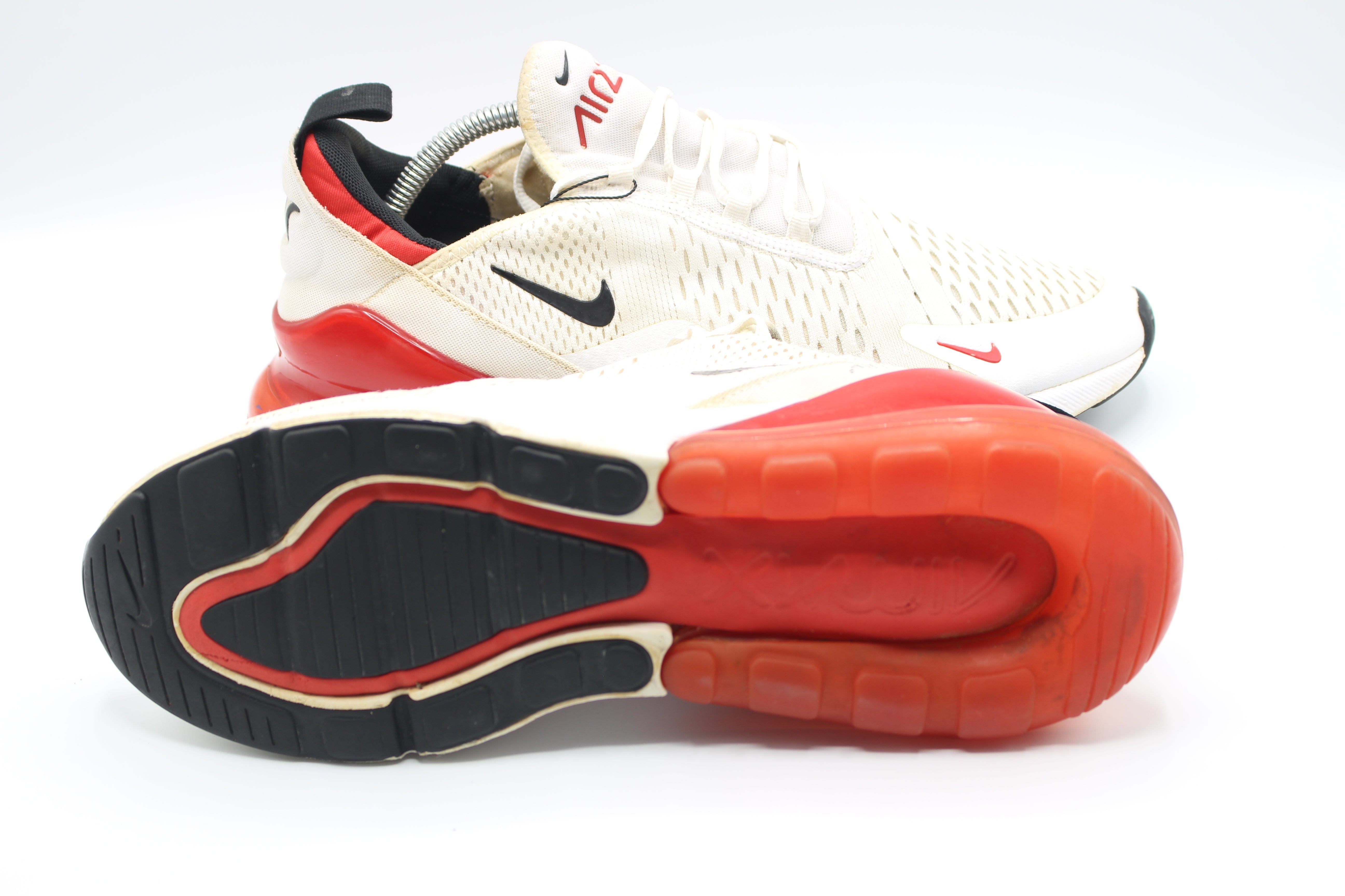 Nike Air Max 270 Sail Gym Red Women               EUR SIZE  44