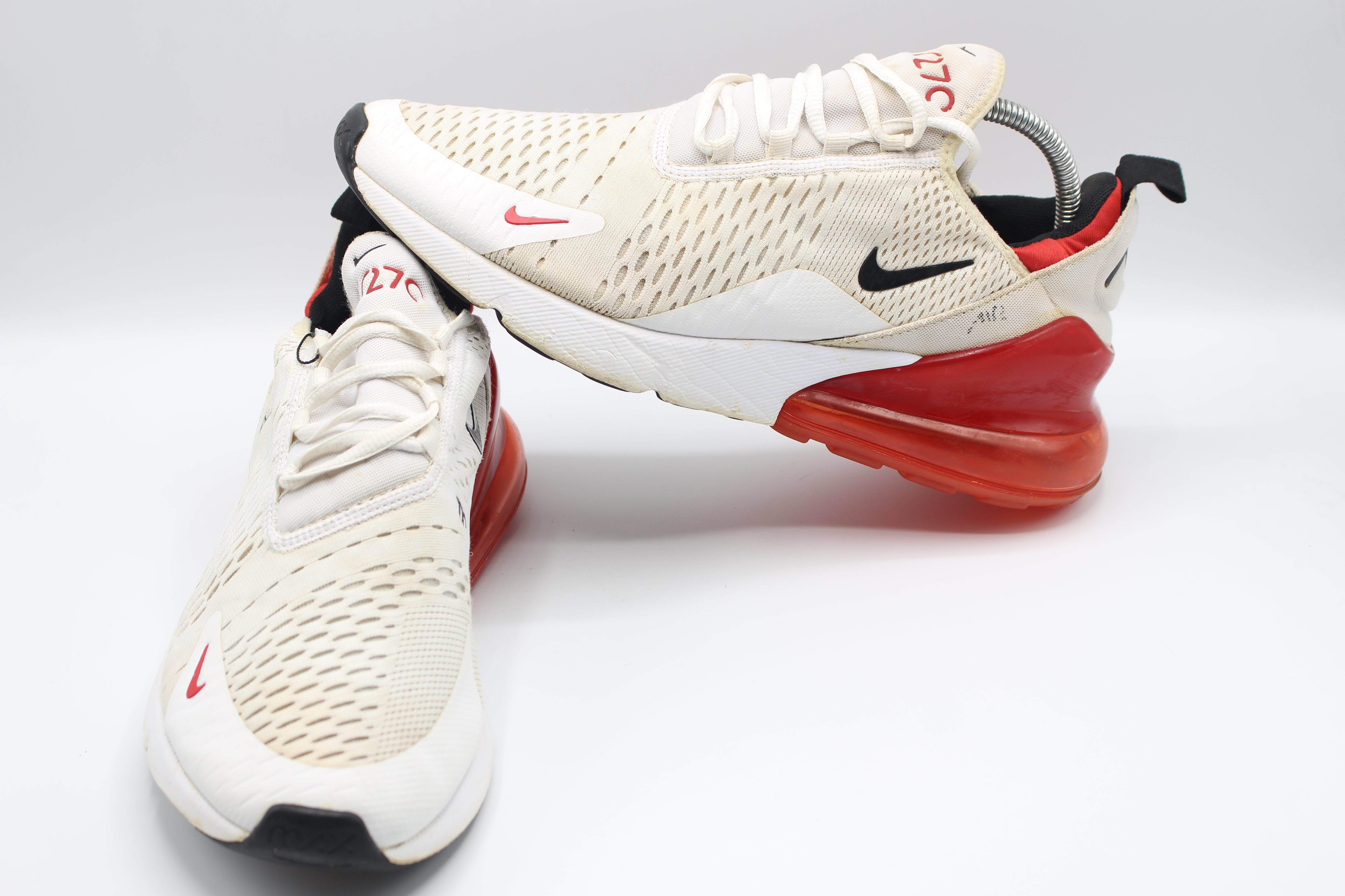 Nike Air Max 270 Sail Gym Red Women               EUR SIZE  44