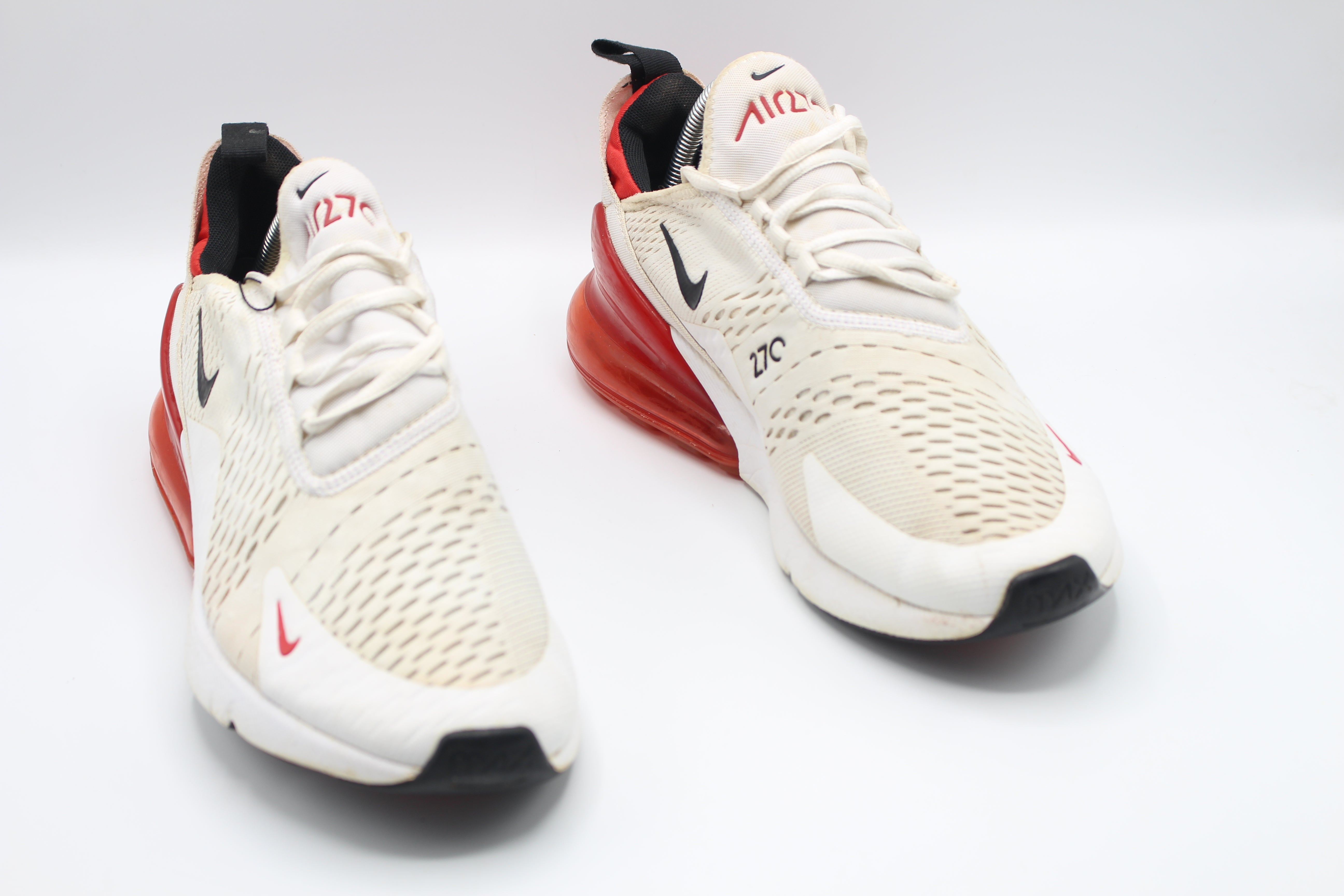 Nike Air Max 270 Sail Gym Red Women               EUR SIZE  44